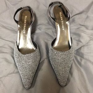 Ellen Tracy rhinestone heels